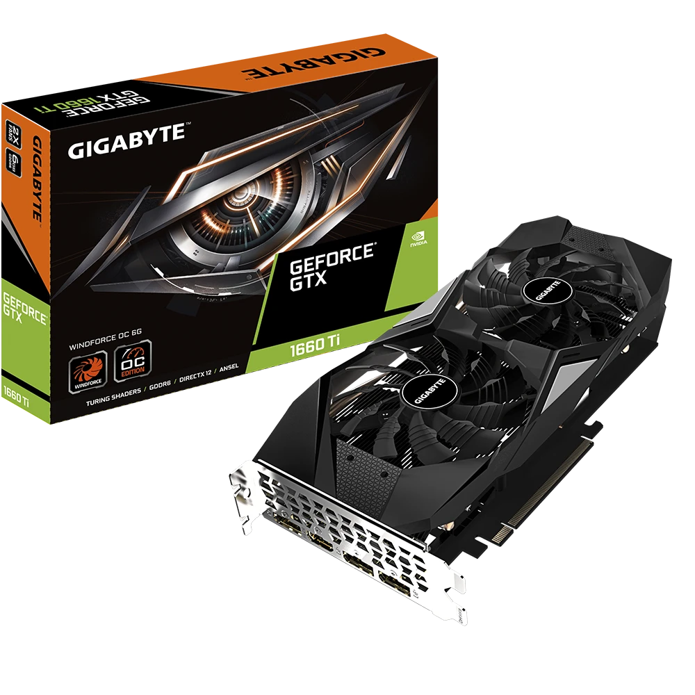 Gigabyte GeForce® GTX 1660 Ti WINDFORCE OC 6G